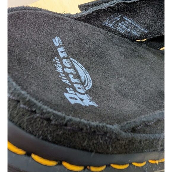 Dr. Martens Unisex Maxxy Slide Buttersoft Black Suede Leather Sandals UK 7 NWOB - Picture 11 of 13